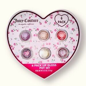 New Juicy Couture 6 Pack Lip Gloss Set
